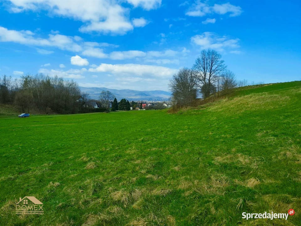 Grunt 1110m2 Wieprz rekreacyjna Sprzedaż sprzedam