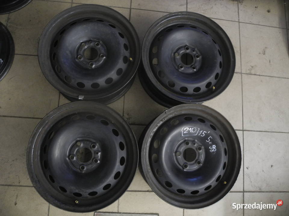 KOMPLET FELG STALOWYCH 15 5x98 ET 415 65J ALFA
