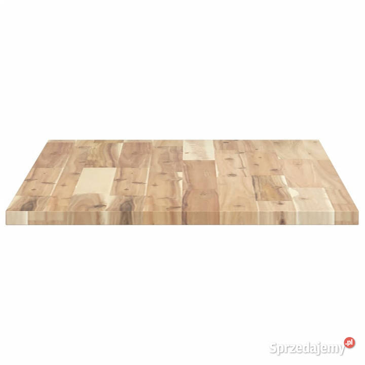 Blat do biurka 80x50x2 surowe drewno akacjowe