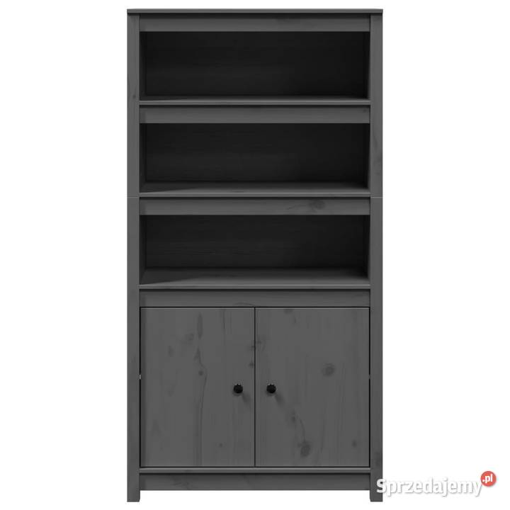 Szafka szara 80x35x154 lite drewno sosnowe Warszawa