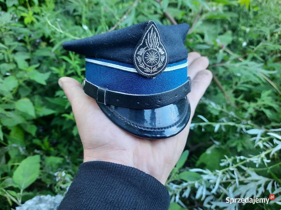 Czapka strażacka miniaturka pamiątkowa Częstochowa