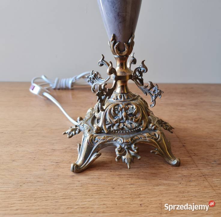 Lampa stołowa mosiądzmarmur Warszawa