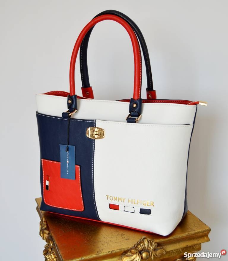 TOMMY HILFIGER WOREK TOREBKA TRICOLOR KIESZEŃ Bydgoszcz sprzedam
