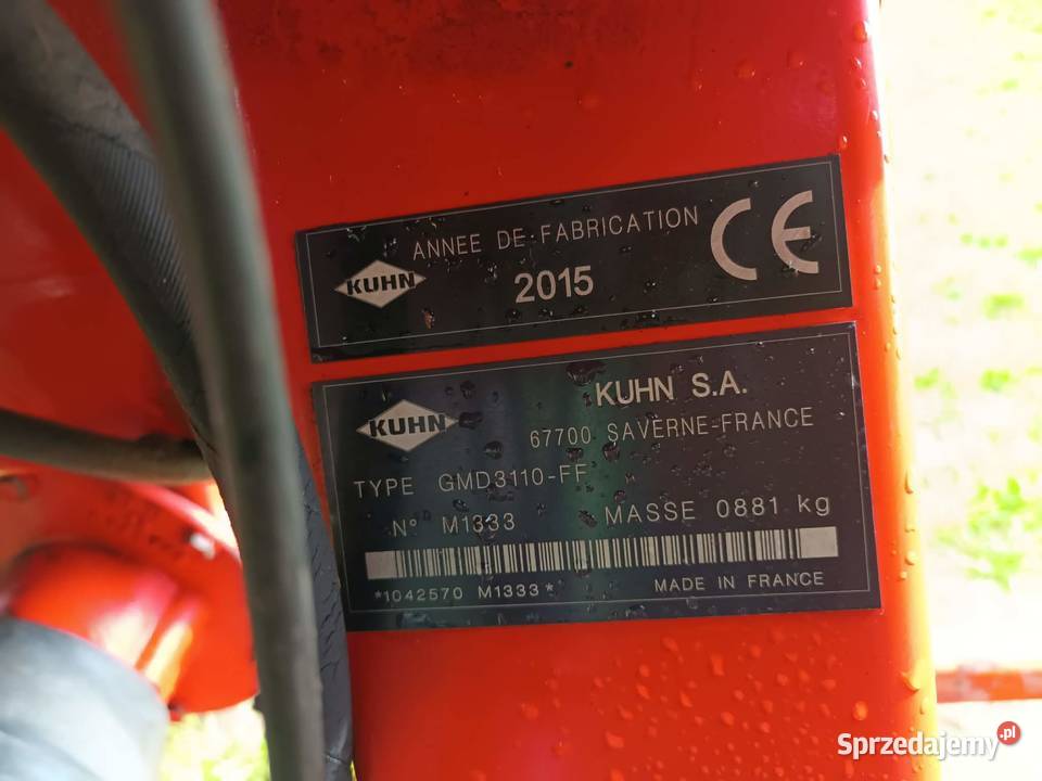 Kosiarka dyskowa KUHN Kobylin sprzedam