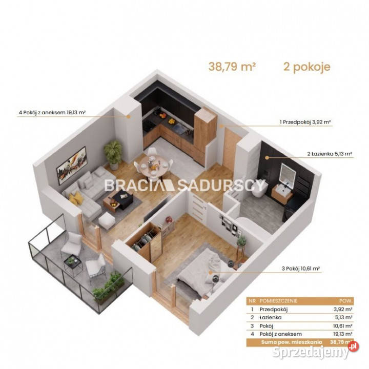 sprzedaży mieszkania Katowice Ceglana 3879m2 2 Liczba pokoi 2 Sprzedaż
