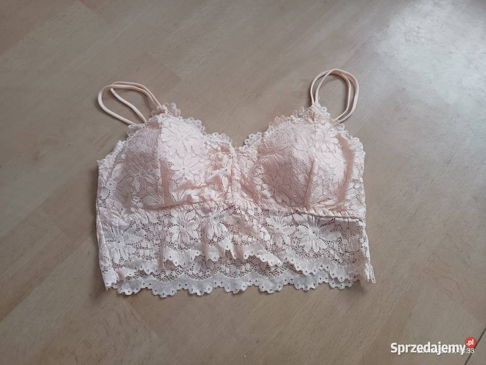 Stanik biustonosz koronkowy bez fiszbin lekko Szczecin