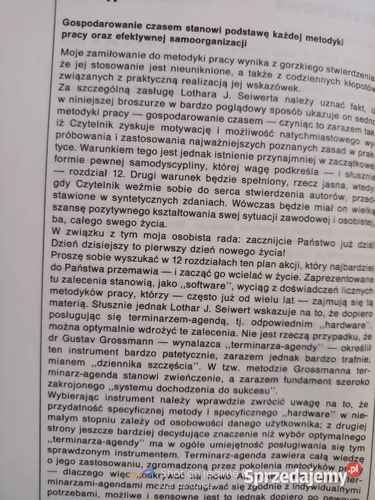 zorganizować czas poradnik książki Warszawa