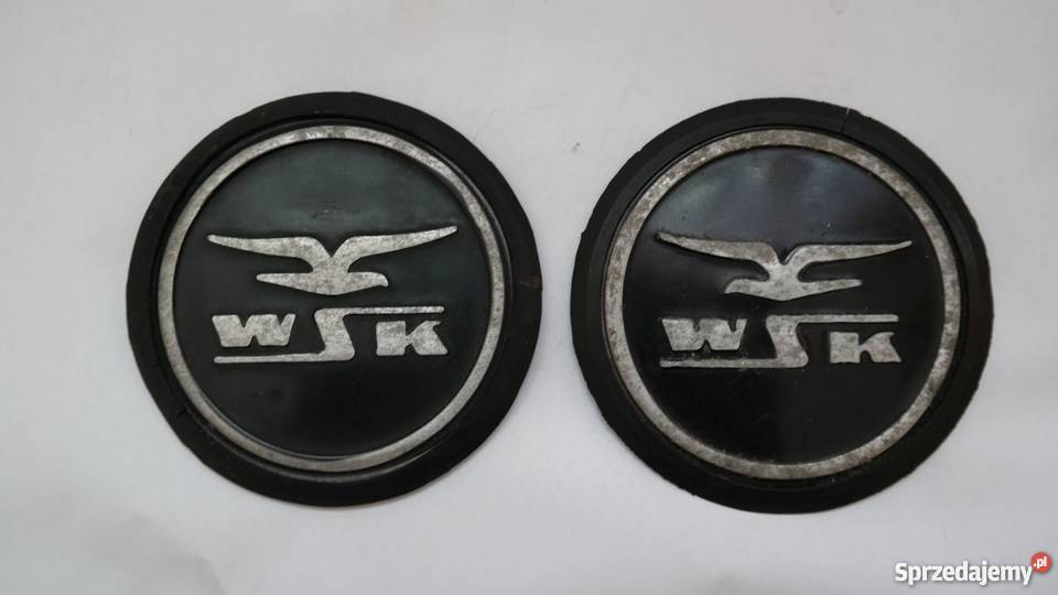 ŁADNE ORG PRZYKLEJANE EMBLEMATY NA BAK WSK 125 Łabunie