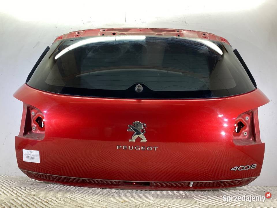 KLAPA TYŁ PEUGEOT 4008 Hatchback Rouge Lucifer