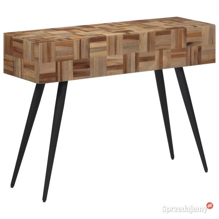 Stolik konsolowy 110x34x80 drewno tekowe z Dom i Ogród sprzedam