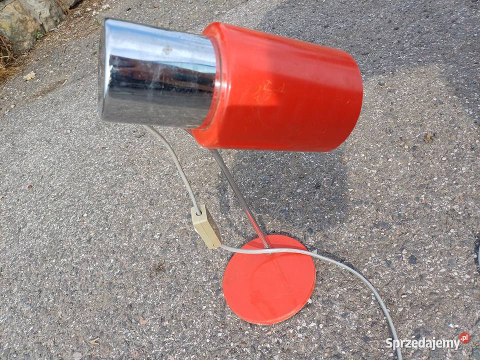 Retro lampka na biurko firmy Napako z 1967 roku Lubań