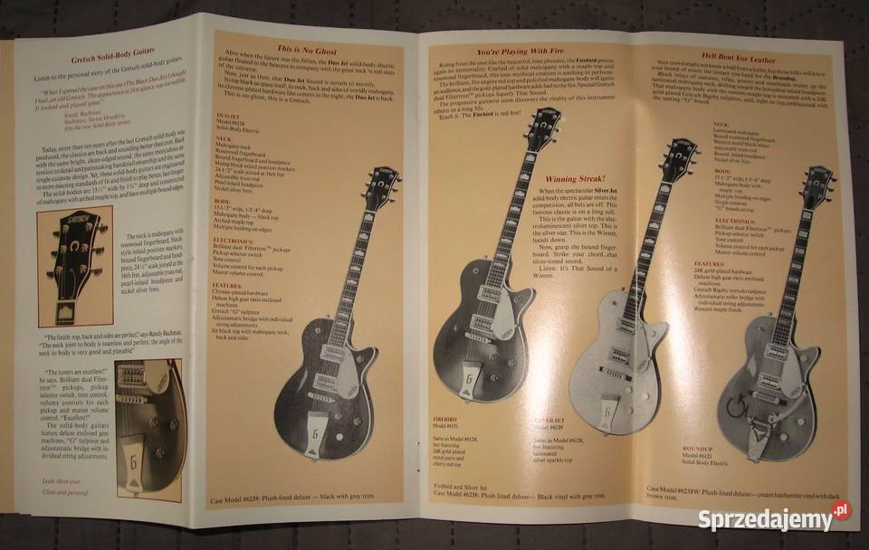 Gretsch 1990 katalog gitar Kępice
