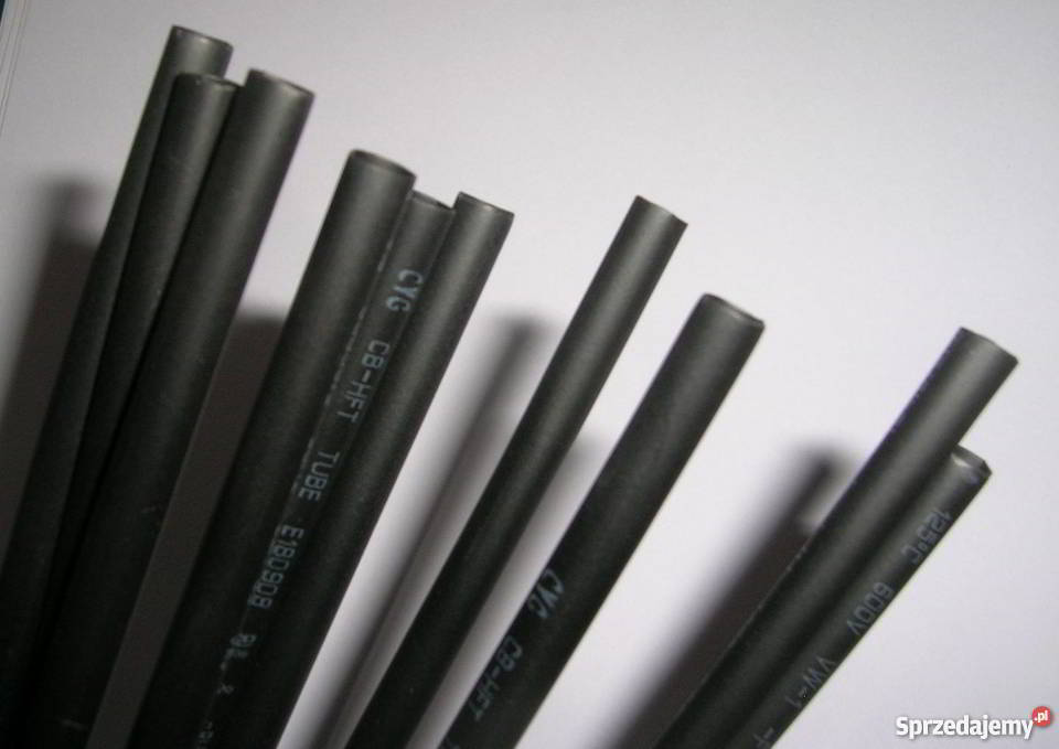 rurka koszulka termokurczliwa czarna 95mm 1m 10