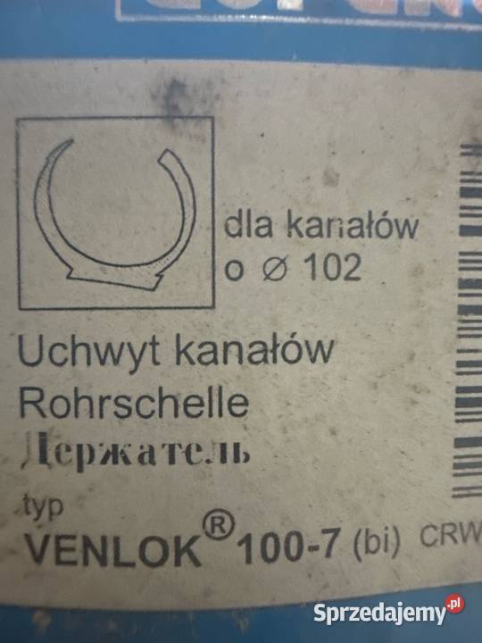 Uchwyt kanałowy fi 102