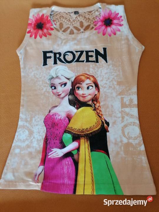 Bluzkakoszulka Frozen rozmiar 32 116 dziewczynka Łódź