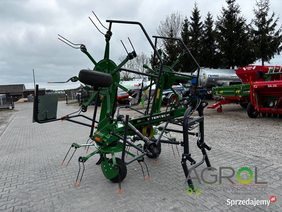 Przetrząsacz karuzelowy INTERTECH ZKP 530 ZKP nieuszkodzony Rolnictwo Mława