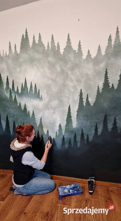 Artystyczne malowanie ścian obrazy na ścianie