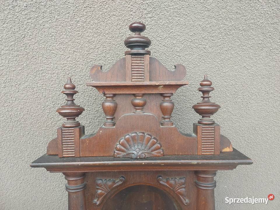 S136 Skrzynia obudowa starego zegara mały ślązak Tczew