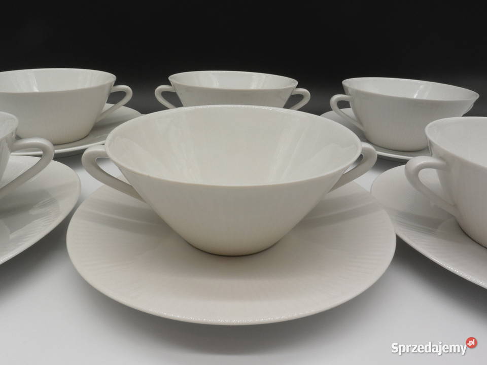 Porcelanowe bulionówki SELTMANN WEIDEN 6 Raszków sprzedam