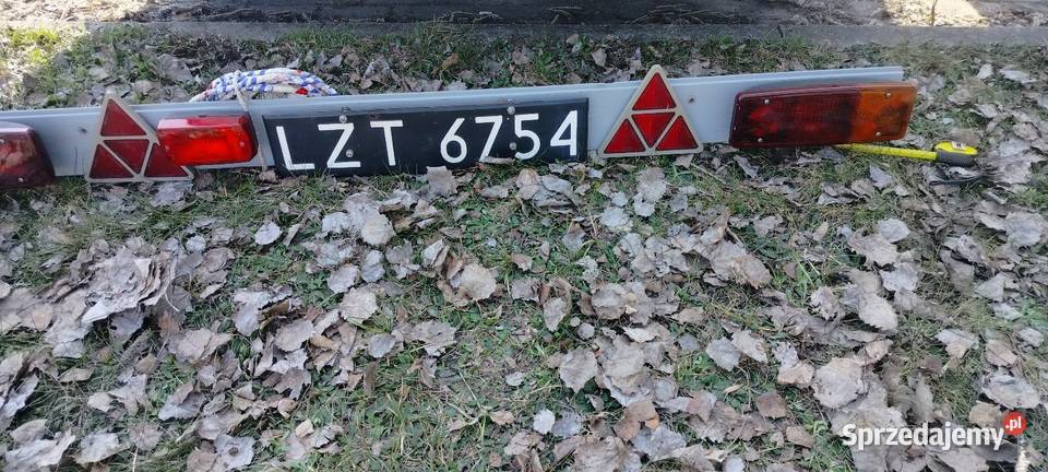 Belka oświetleniowa tył przyczepy naczepy lawety lawety Przyczepy Łódź