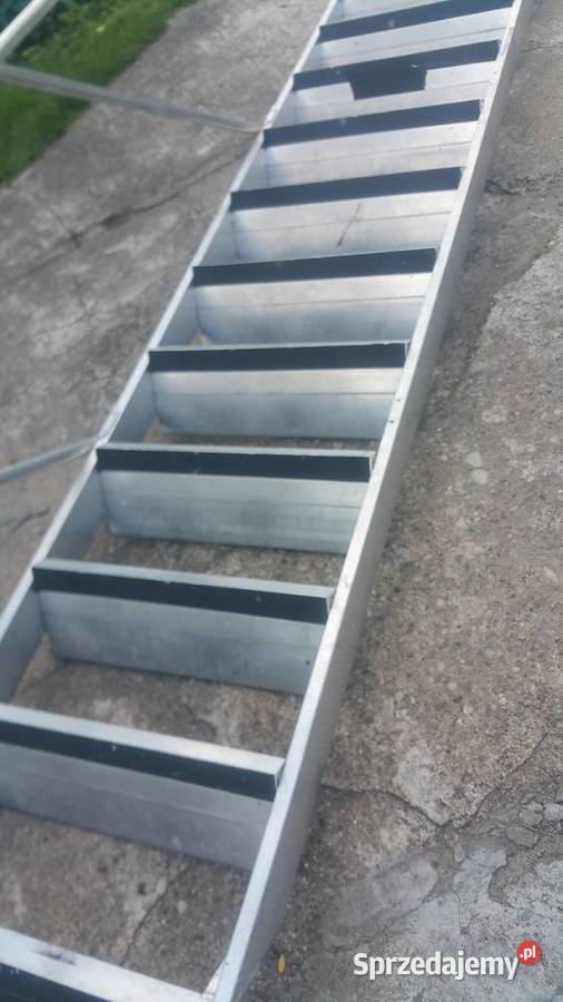 schody aluminiowe z balustradą 35m wielkopolskie Trzcianka sprzedam