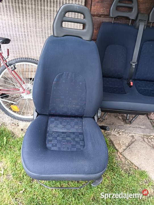 Fotele przód Fiat Ducato 2002r dostawcze Fotele i kanapy Kraśnik