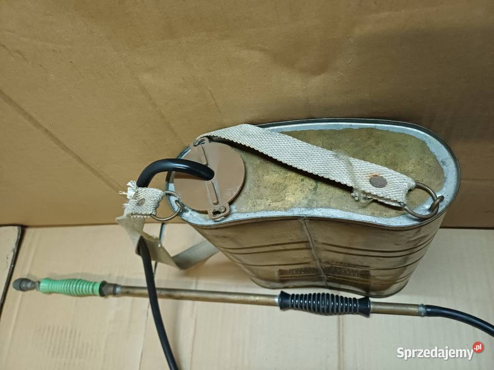 Opryskiwacz ręczny miedziany stary PRL Pozostałe Gdańsk