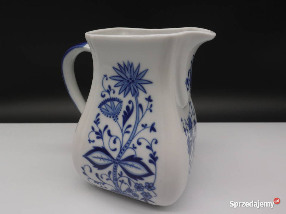 Porcelanowy Dzbanek Wzór Cebulowy na Sok Wodę