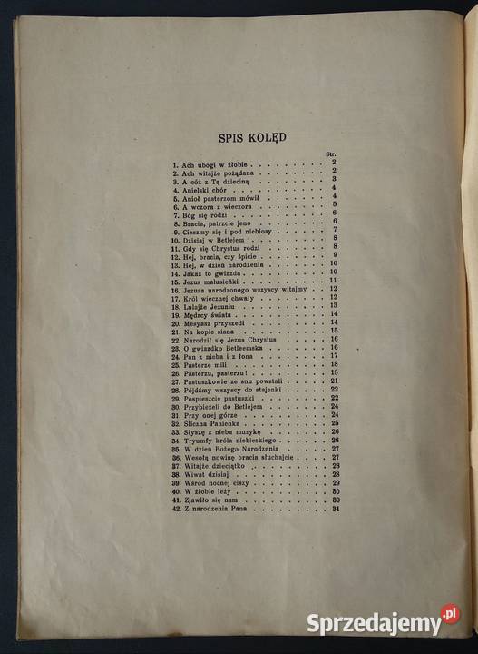 Kolędy Polskie zeszyt z 1943 r mazowieckie Radom
