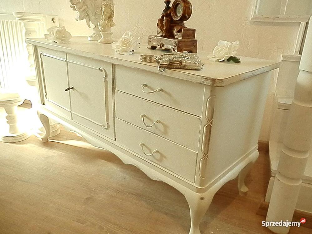 komoda ludwik szafka rtvshabby chicprowansja Lubin