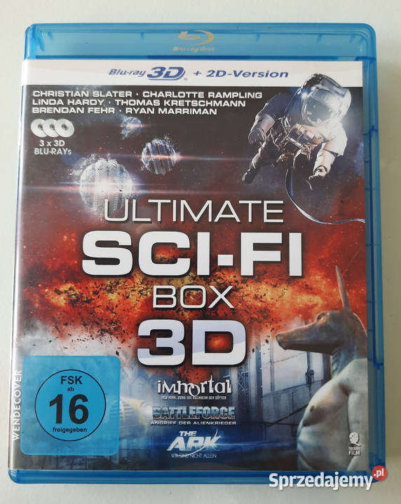 BOX 3 płyty Blu Ray 3D filmy Science Fiction Lubin