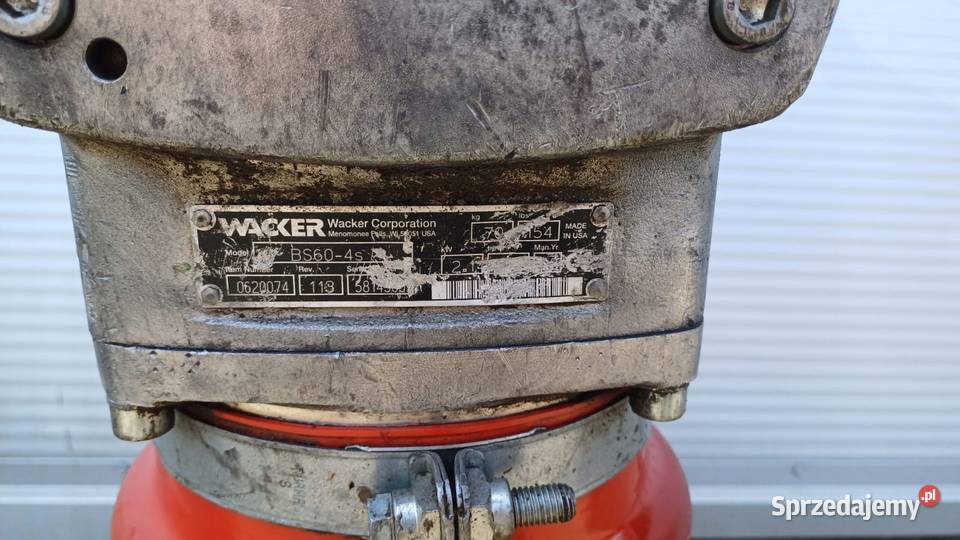 Ubijak wibracyjny skoczek Wacker Neuson BS604 Jasło