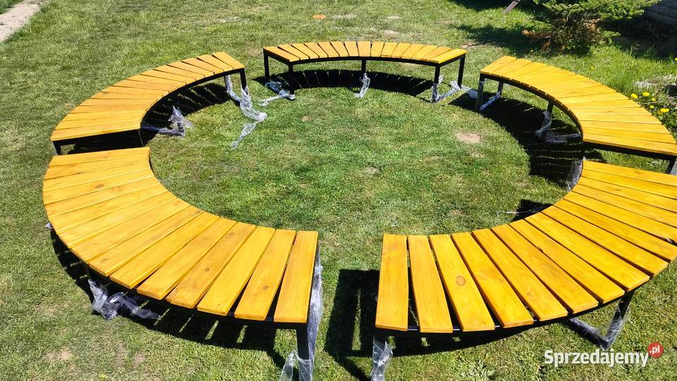 Ławki ogrodowe łukowe Kamienica Polska sprzedam