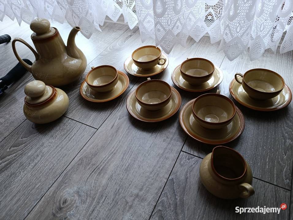 serwis kawowy Saba na 6 osób porcelit Chodzież wielkopolskie Poznań sprzedam