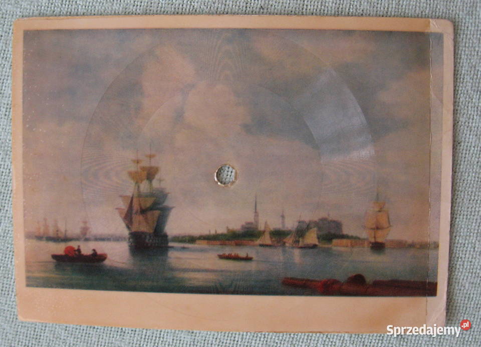 Stare pocztówki dźwiękowe lata 60 PRL Łódź