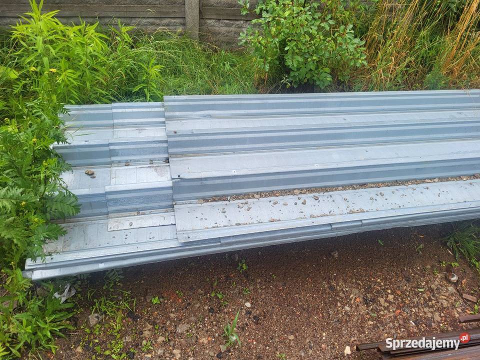 Blachy ogrodzeniowe trapezowe 40 mb stan Pozostałe Kruszyn