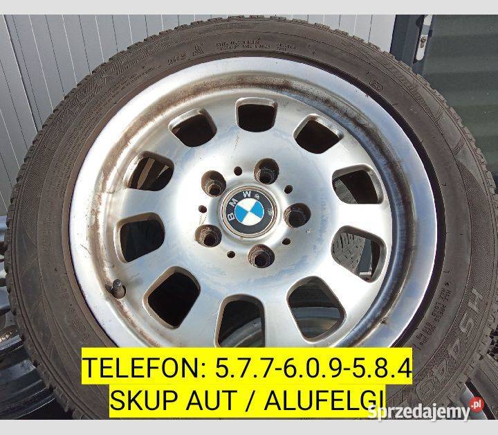 ALUFELGI 16 BMW OPONY 205x55x16 SKUP AUT Wągrowiec
