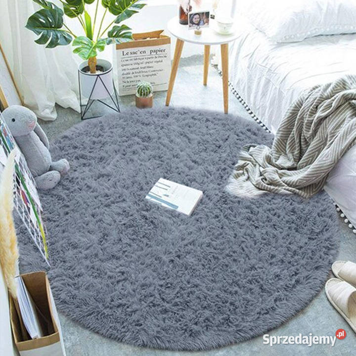 Dywan okrągły Shaggy Strado 140x140 SilverFur Opole