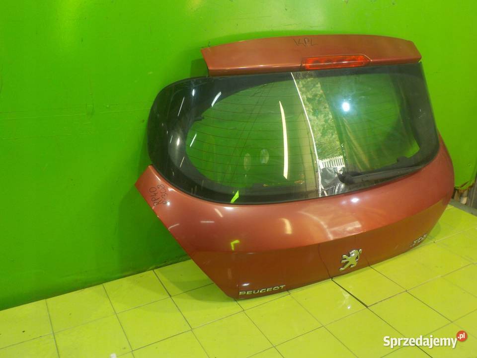 PEUGEOT 308 I 08r HB 5D klapa tyl kompletna Suków