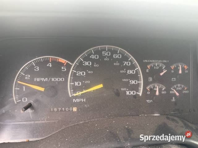 CHEVROLET Silverado 4WD 1995 r syndyka Syndyk sprzeda mazowieckie Warszawa
