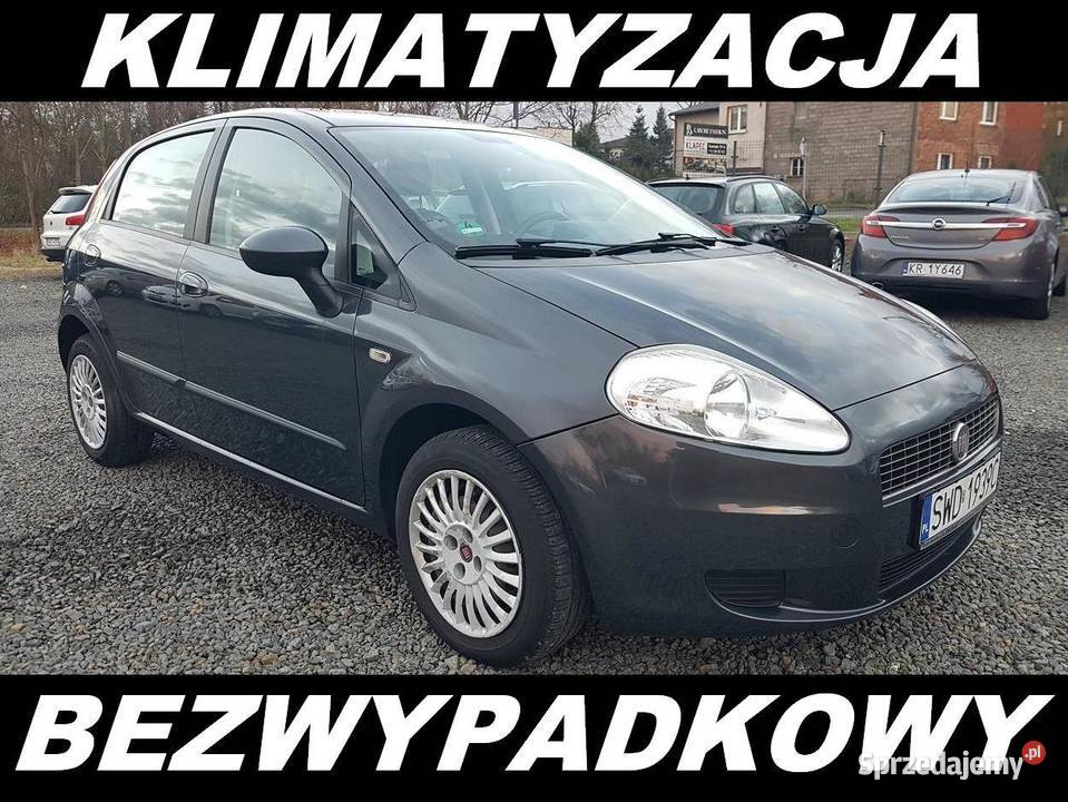 Fiat Grande Punto 1.2 8V 65KM Bezwypadek KLIMA OryginalnyPrzebieg Zarejestr