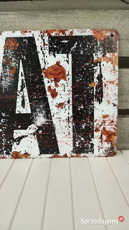 Tabliczka metalowa Łódź