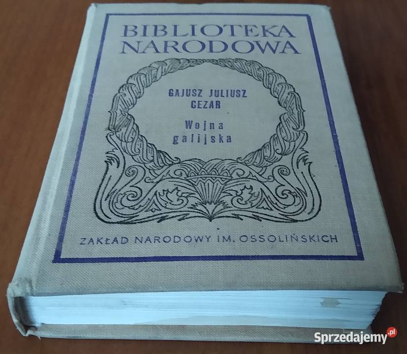 Wojna galijska Gajusz Juliusz Cezar Biblioteka Gdańsk
