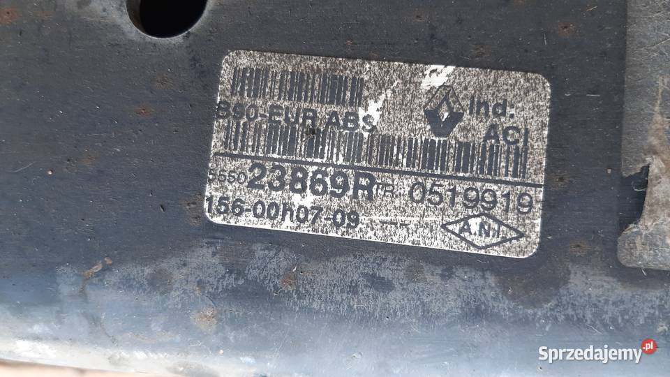 oś belka tył tylna dacia sandero I ABS Dębno