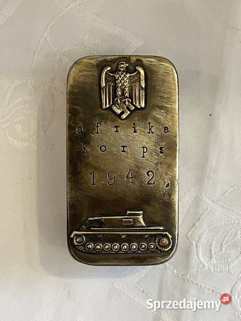 Niemiecki stalowy przybornik Afrika Korps 1942