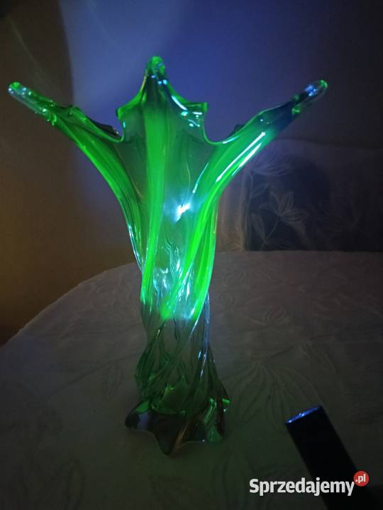 Wazon uranowy Murano mazowieckie