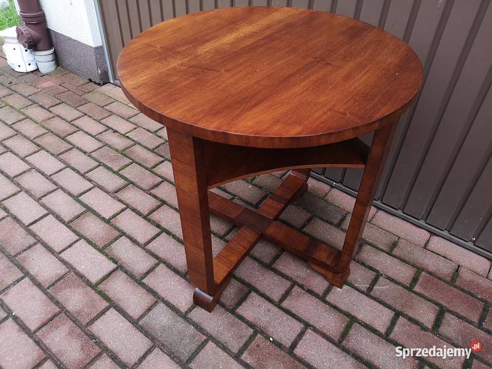 Stolik ArtDeco Unikat Orzech 70 Antyk Stary Swarzędz sprzedam