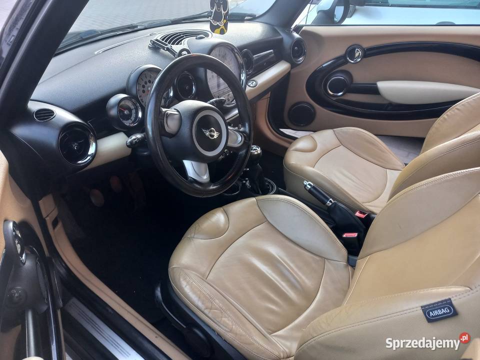Mini Cooper cabrio 2009r 16 jasna skóra 146 pomorskie Gdańsk