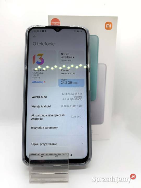 Smartfon Xiaomi Redmi 10 5G 4 GB 64 GB 5G szary Redmi Redmi warmińsko-mazurskie Elbląg
