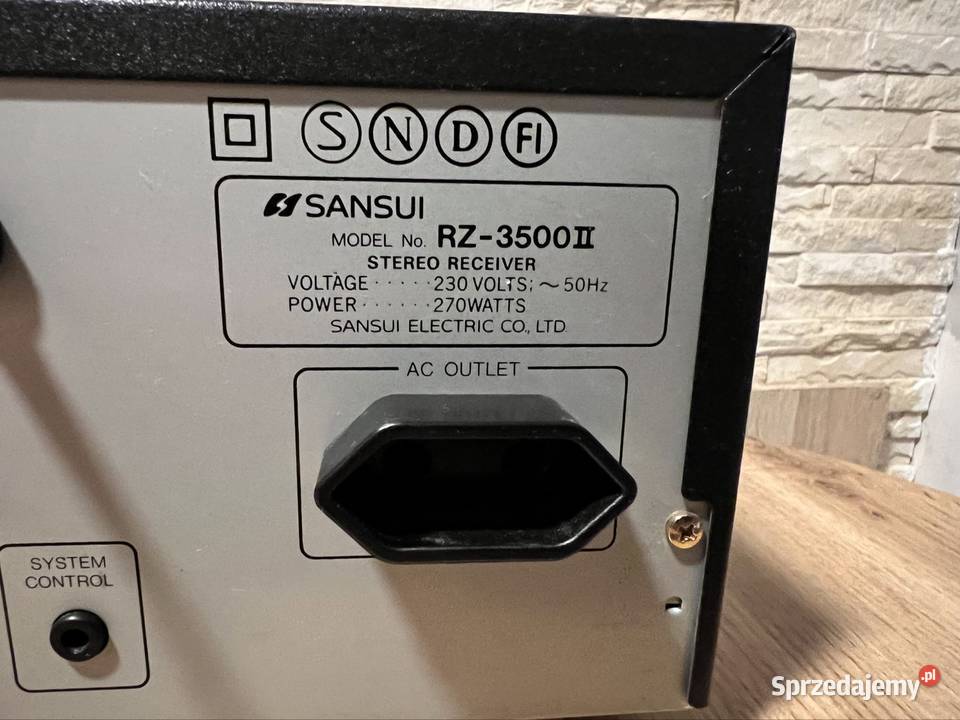 Sansui RZ3500 Wzmacniacz Amplituner Stereo zachodniopomorskie sprzedam